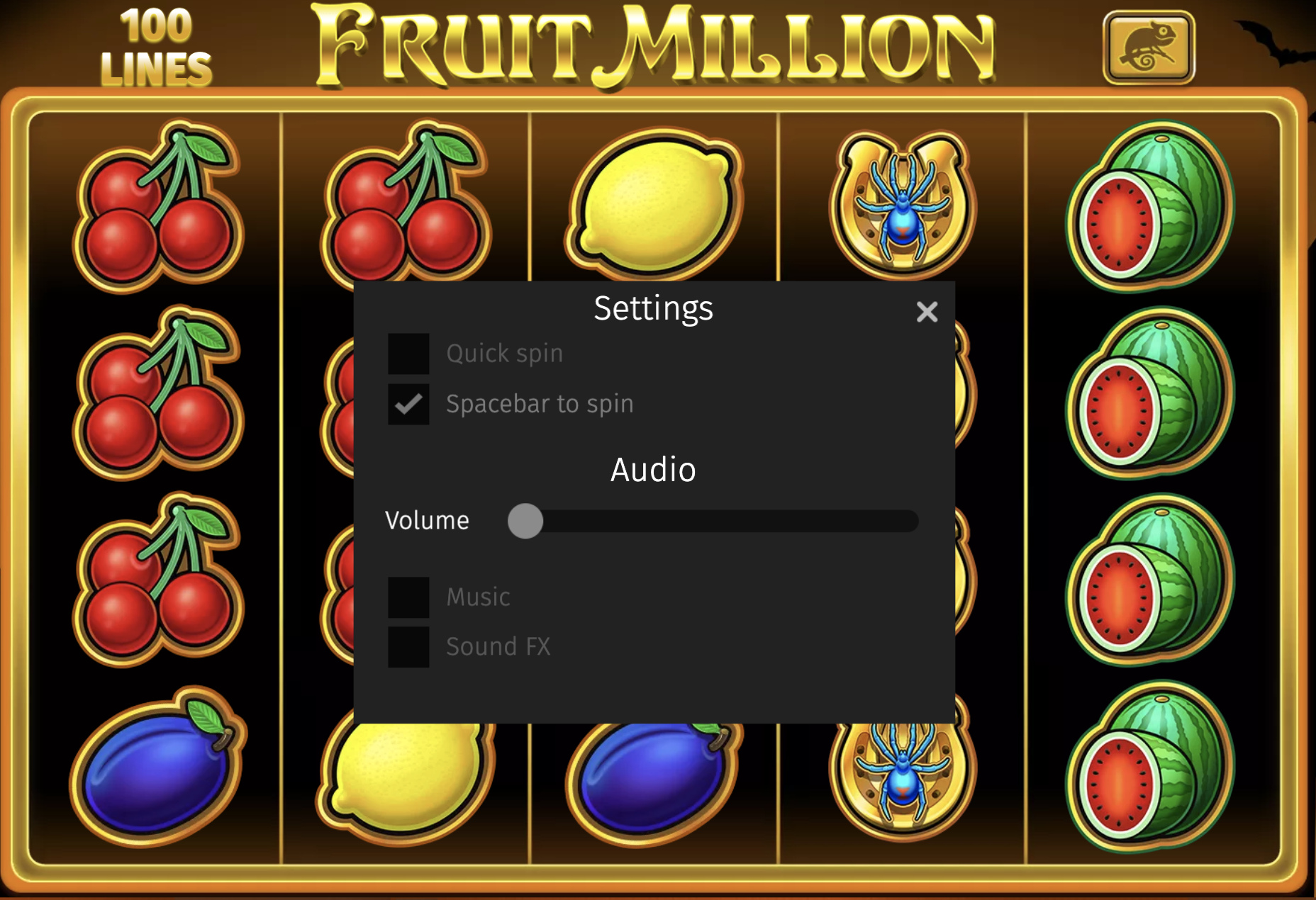 Fruit Million Mobile Gaming